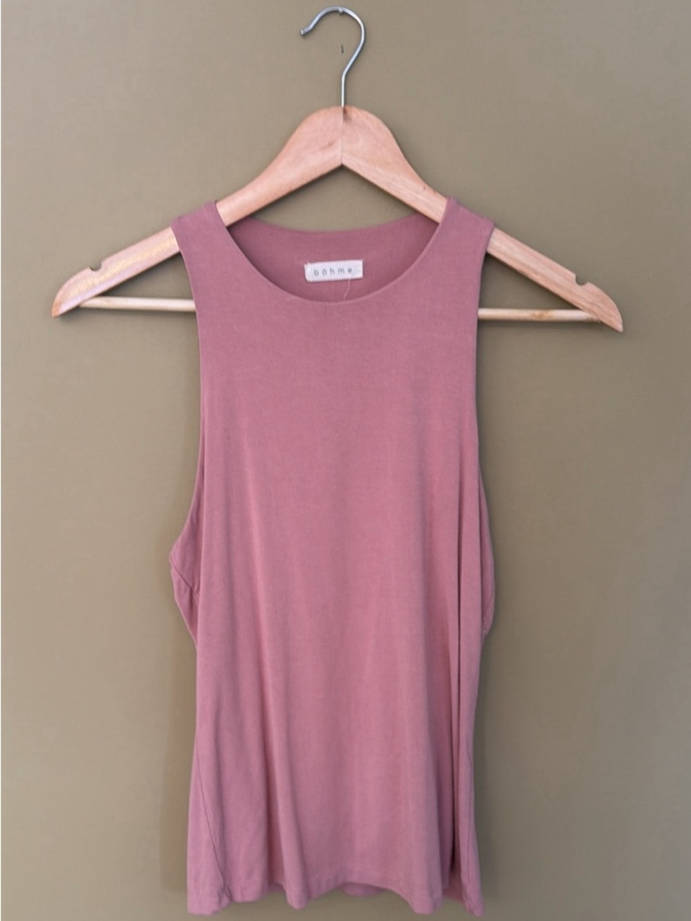 bohme Dusty Rose Sleeveless Tank Top